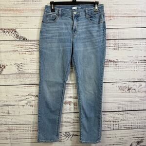 Old Navy denim Rockstar size‎ 2 mid rise boyfriend light wash jeans